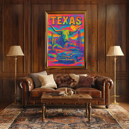Texas Vibes Poster
