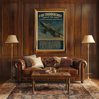 F-105 Thunderchief Icon of the Skies Poster PosterGoat
