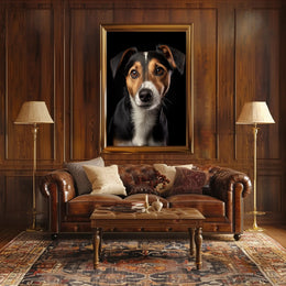 Portrait Of A Dog Poster PosterGoat
