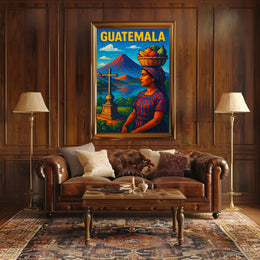 Guatemala Cultural Heritage Poster