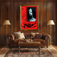 Vintage Magician Poster with Mystical Elements - Pop Culture Poster