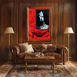 Vintage Magician Poster with Mystical Elements - Pop Culture Poster