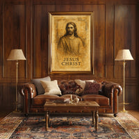 Jesus Christ Artistic Portrait Poster