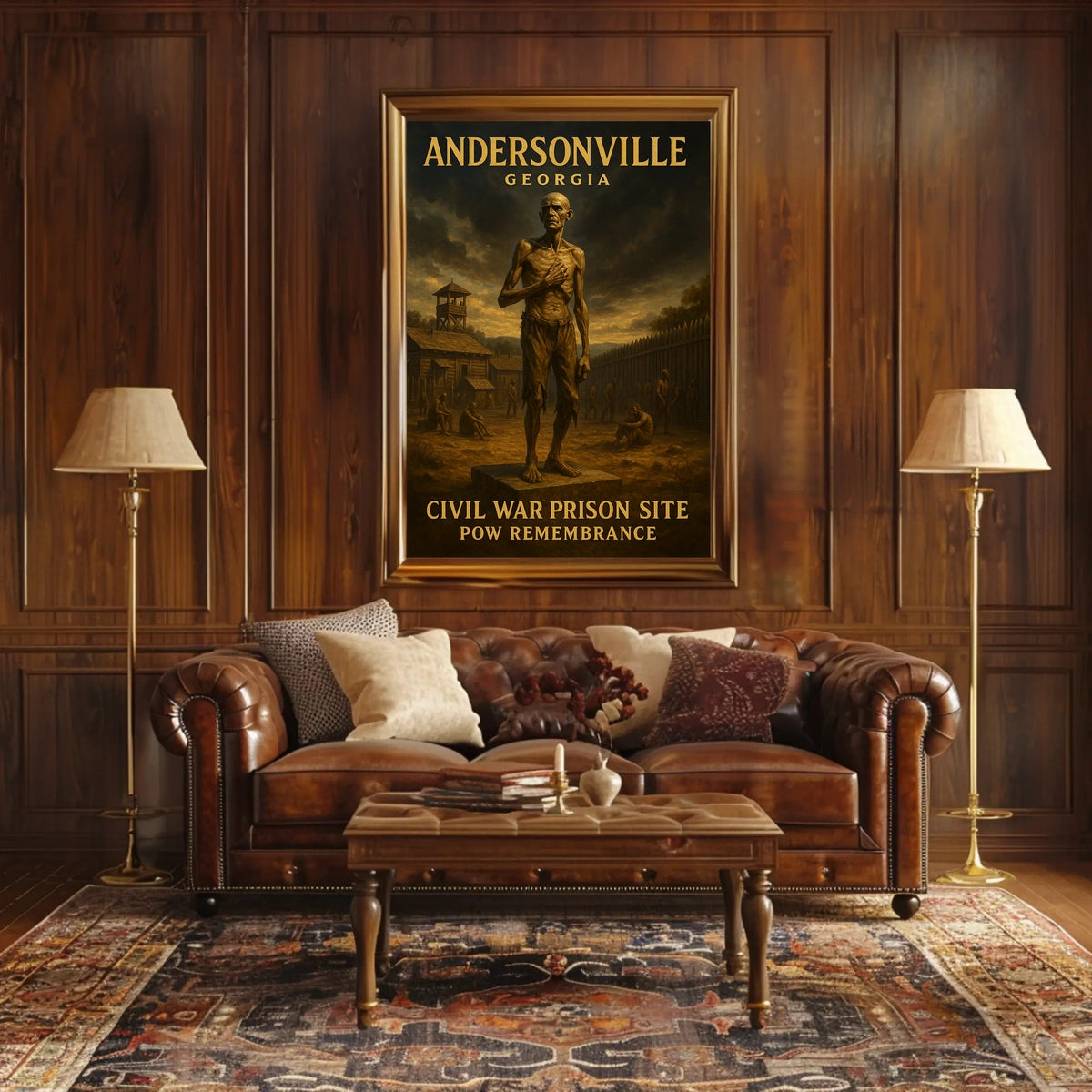 Andersonville Civil War Prison Site Poster