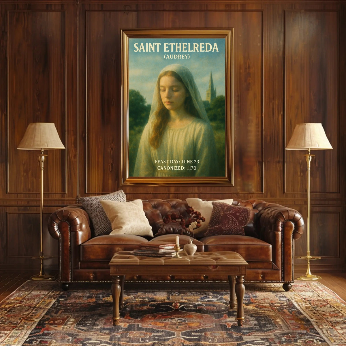 Saint Ethelreda (Audrey) Poster