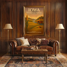 Iowa Heartland Of Harmony Poster