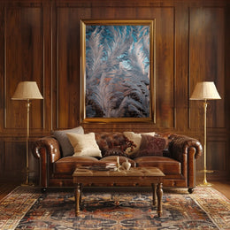 Abstract Feathered Elegance Abstract Poster