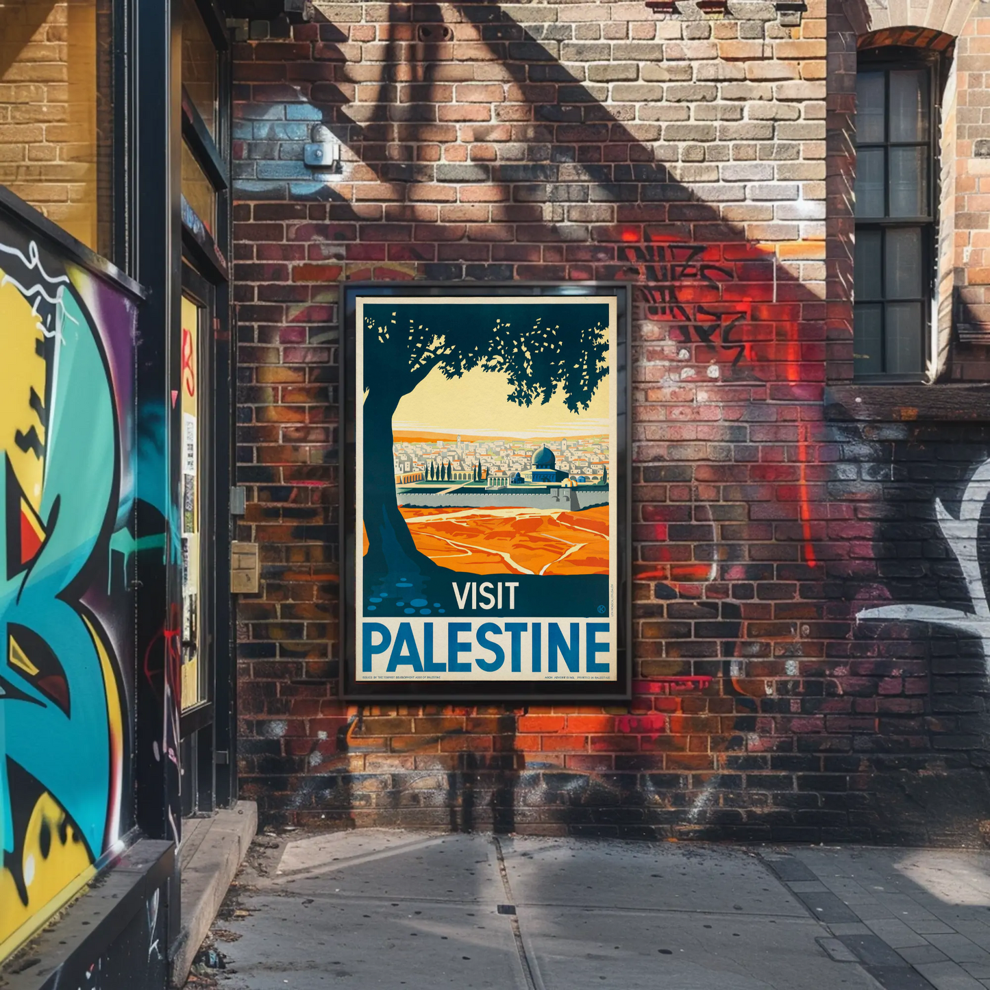 Visit Palestine Travel Poster