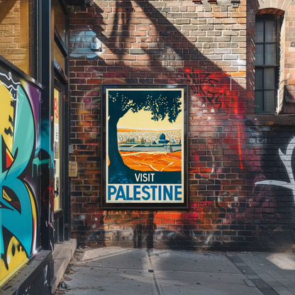 Visit Palestine Travel Poster