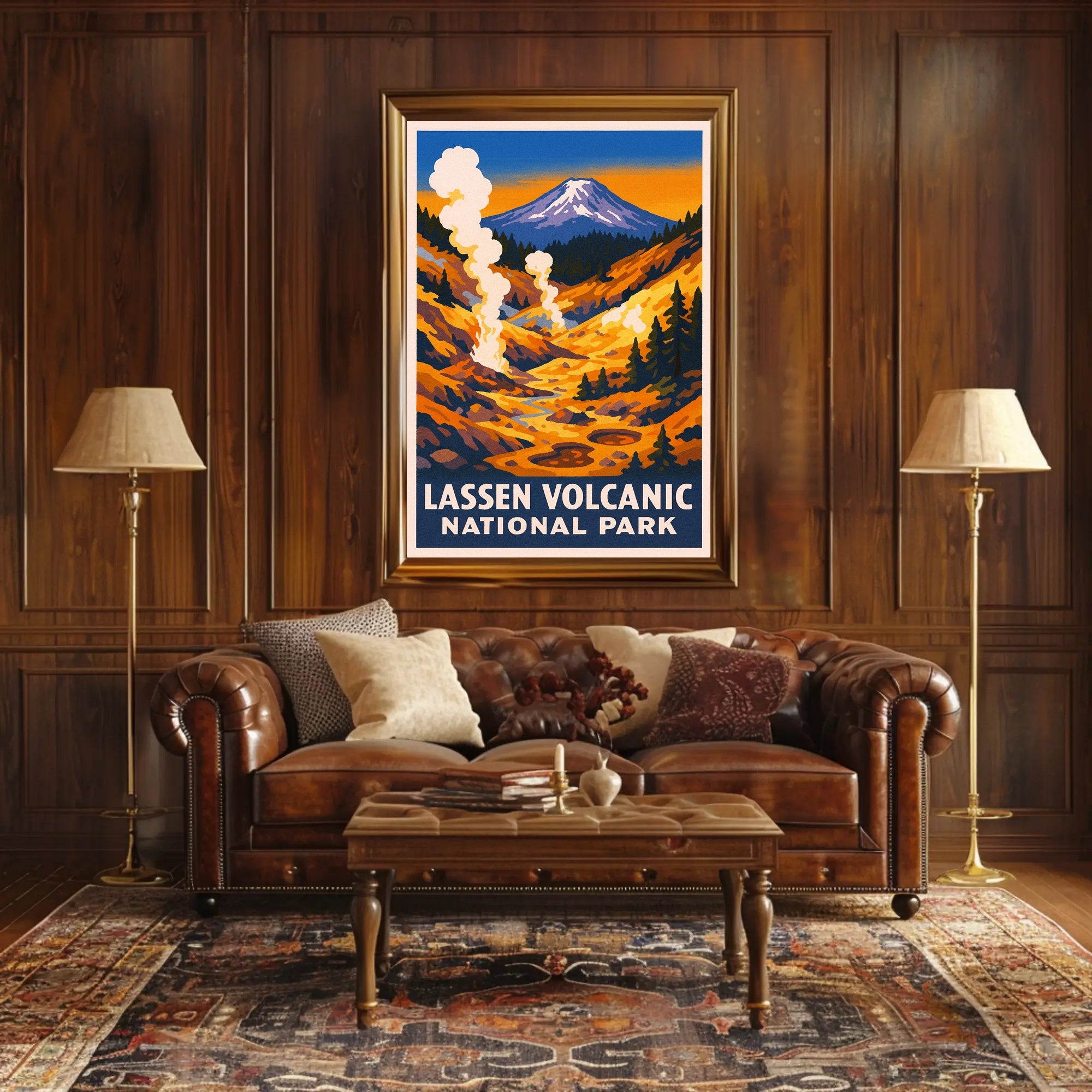 Lassen Volcanic National Park Poster PosterGoat