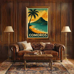 Comoros Tropical Paradise Poster