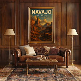 Navajo Arizona Landscape Poster