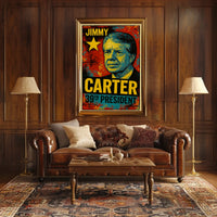Jimmy Carter 39th President of the United States Graffiti Pop Art Poster