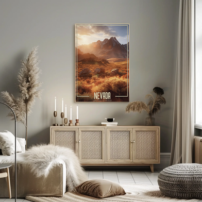 Nevada Vintage Poster