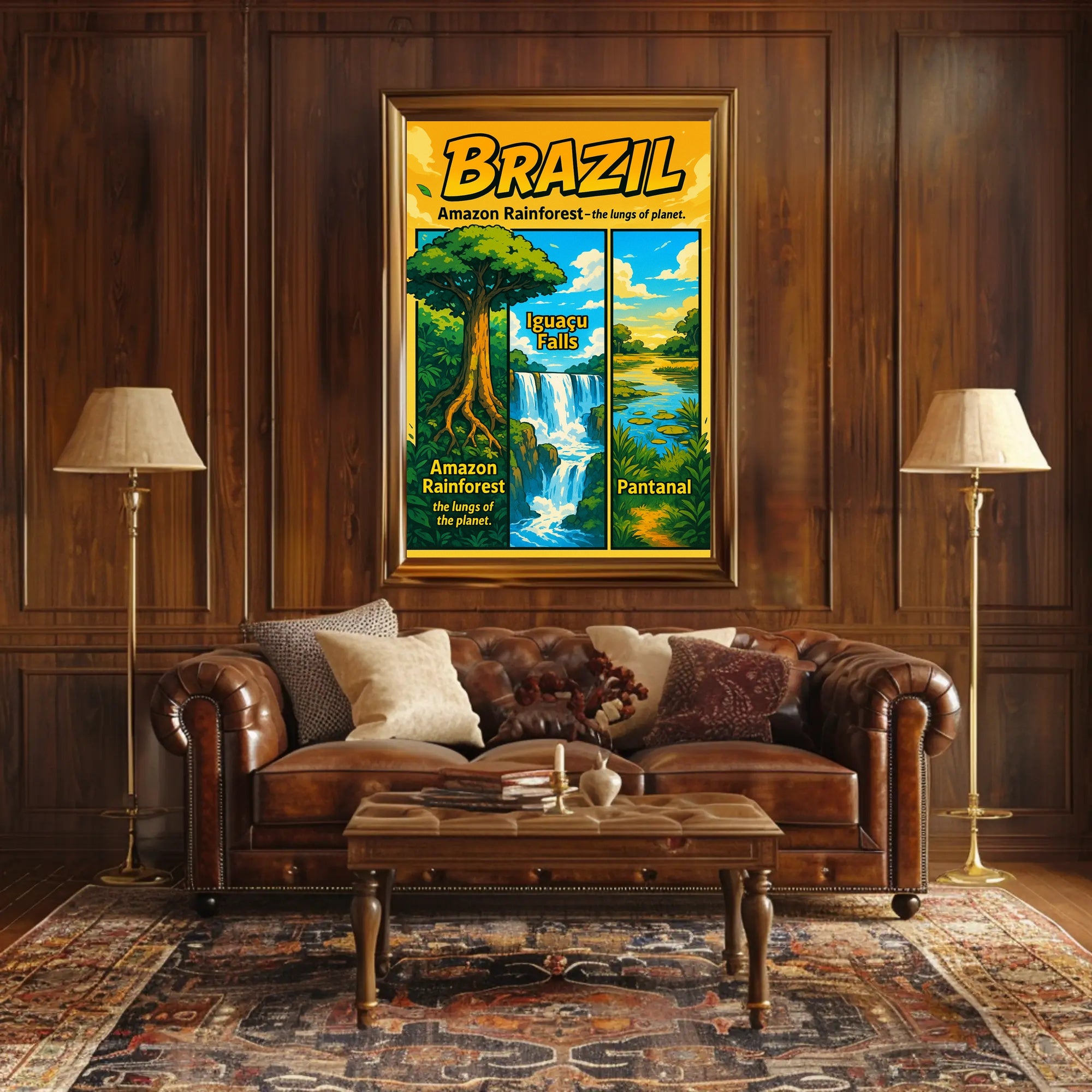 Discover Brazil's Natural Wonders Poster