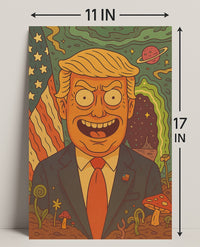 Cosmic Cartoon President Poster PosterGoat