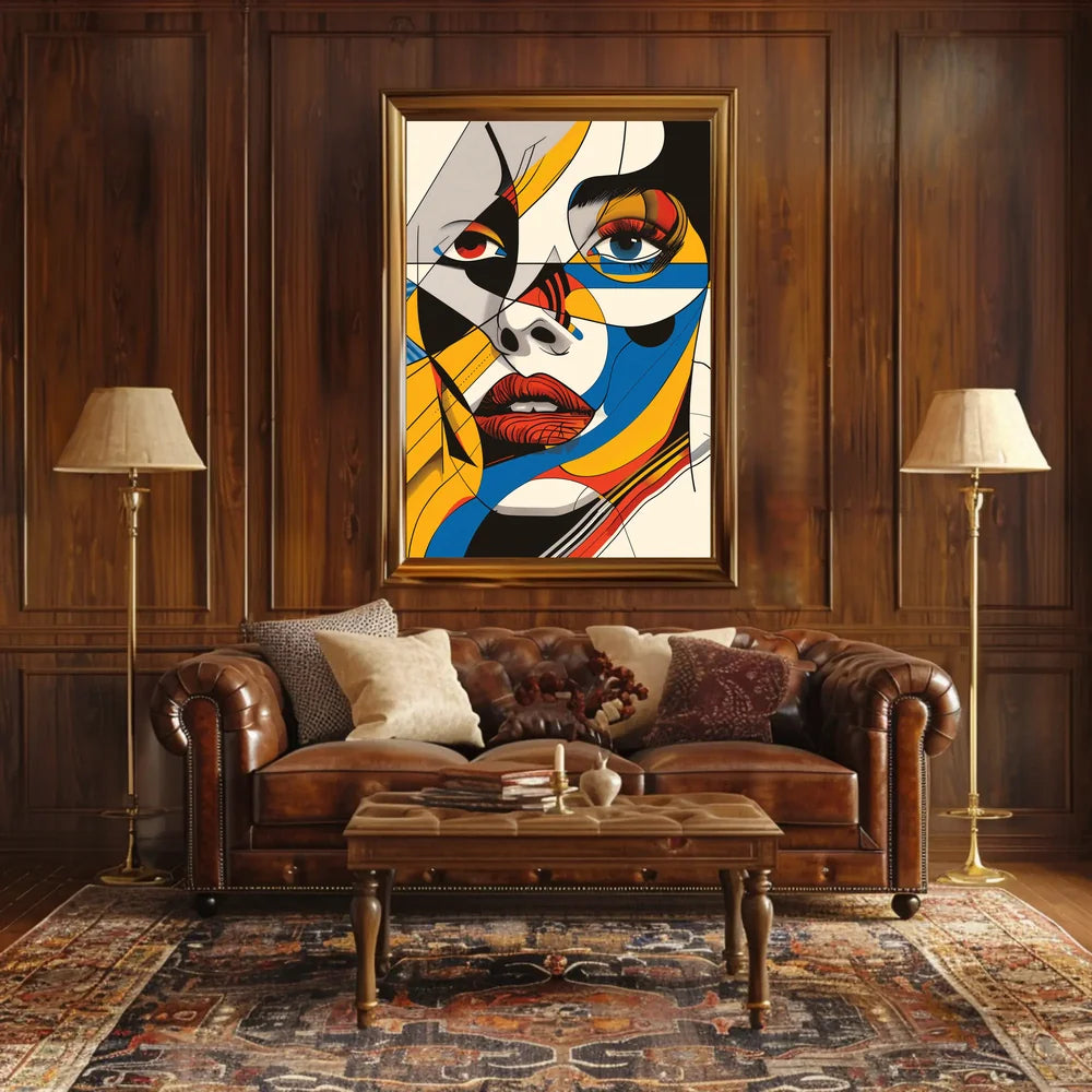 Vintage Urban Landscape Art Poster