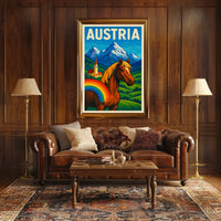 Austria A Vibrant Landscape Poster