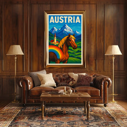 Austria A Vibrant Landscape Poster