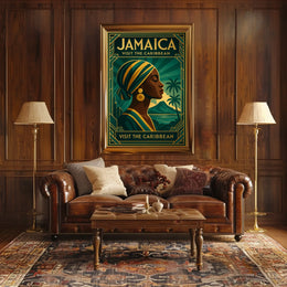 Visit Jamaica The Caribbean Awaits Poster