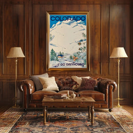 Colorado Ski Adventure Poster