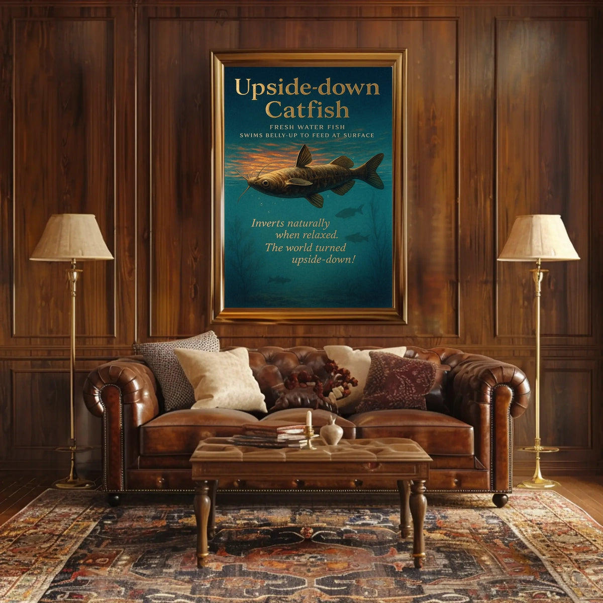 Upside-down Catfish Poster