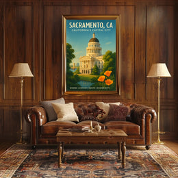Sacramento, CA Californias Capital City Poster