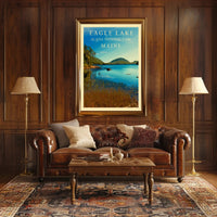 Eagle Lake Scenic View National Park Poster
