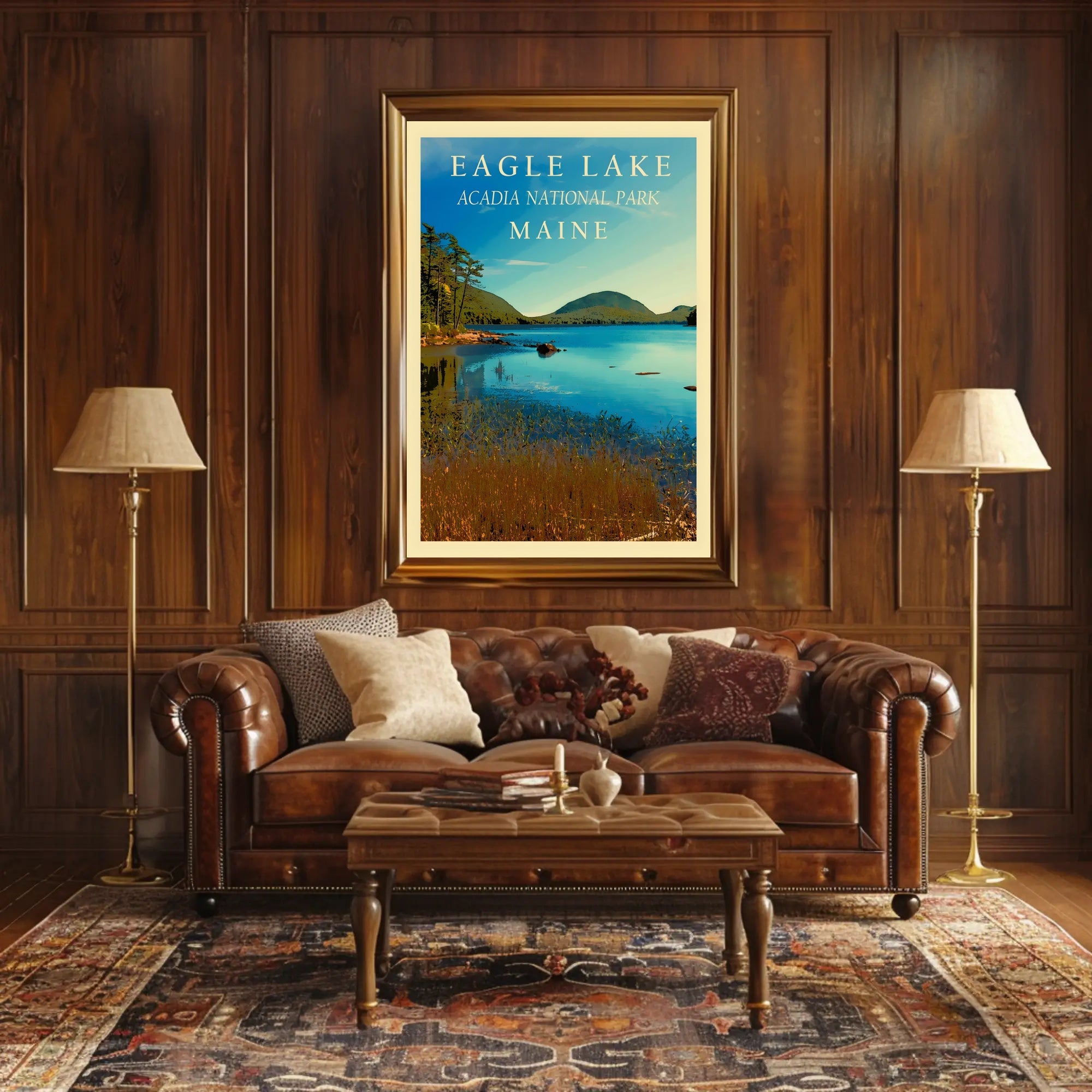 Eagle Lake Scenic View National Park Poster