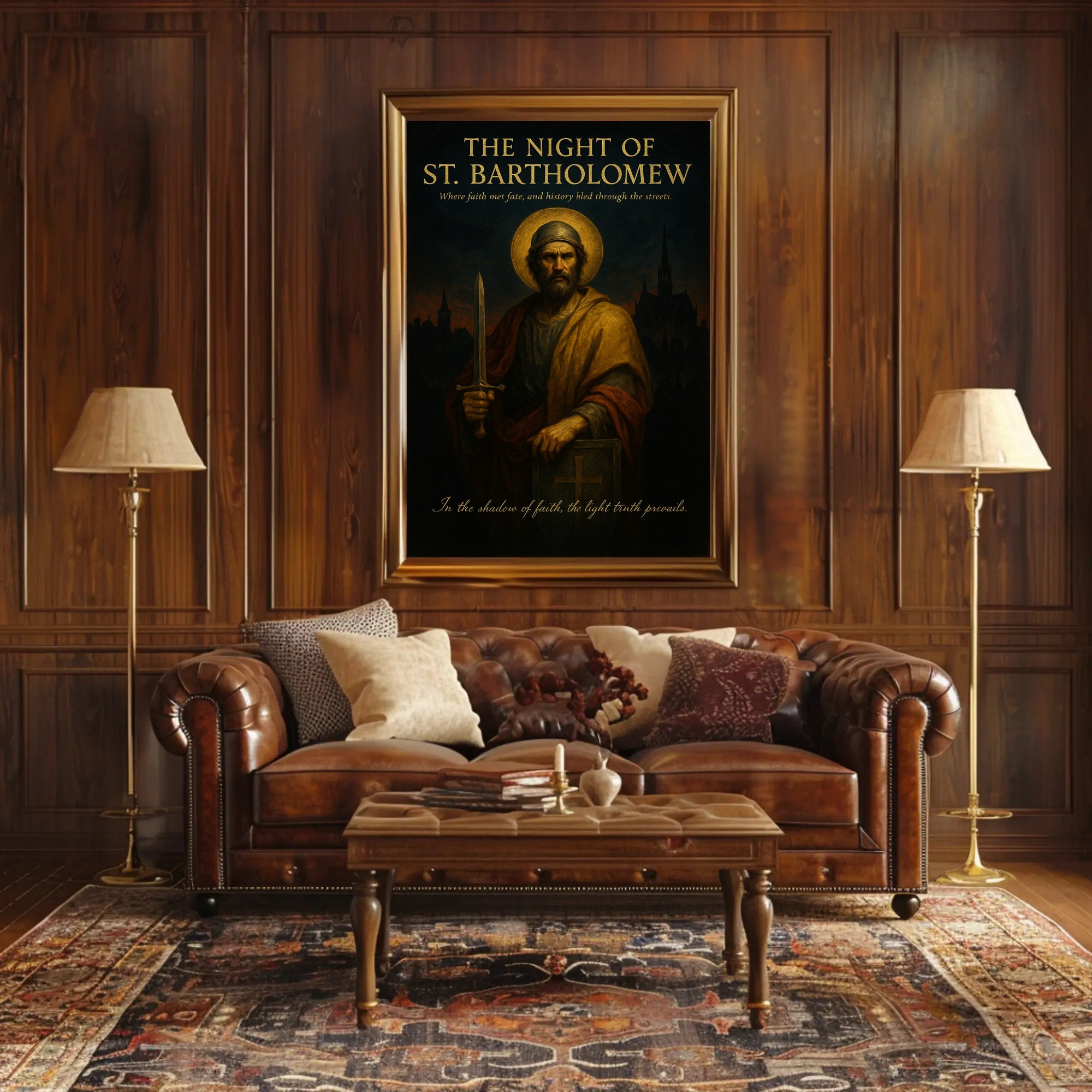 Night Of St Bartholomew Vintage Poster Print