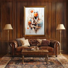 Abstract Geometric Composition Abstract Poster PosterGoat