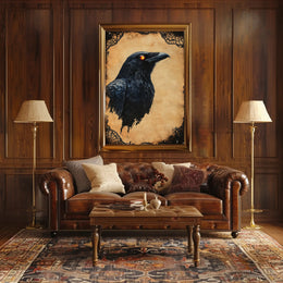 The Enigmatic Raven Poster