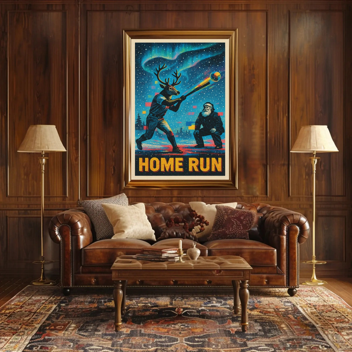 HOME RUN Fantasy Baseball Poster