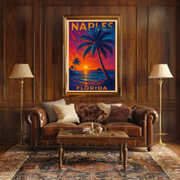 Naples, Florida Sunset Poster