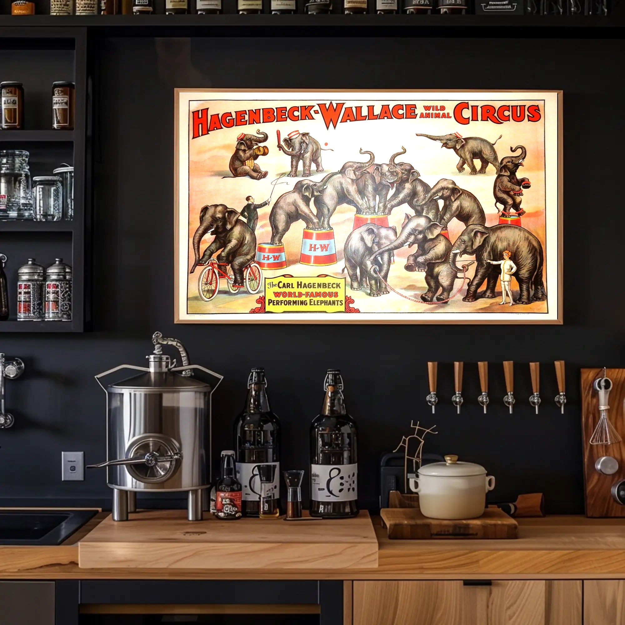 Hagenbeck-Wallace Wild Animal Circus Poster