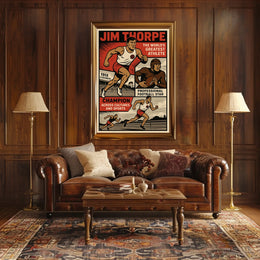 The Worlds Greatest Athlete Jim Thorpe Poster
