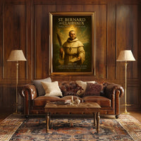 St. Bernard Of Clairvaux The Voice Of Poster