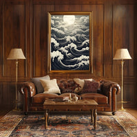 Moonlit Waves Poster PosterGoat