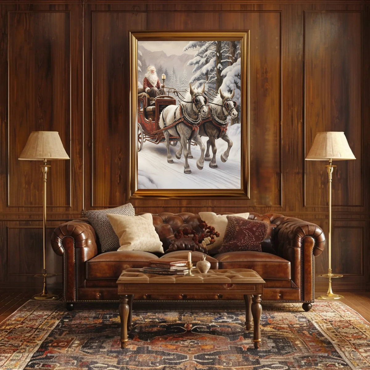 Winter Wonderland Sleigh Ride Poster