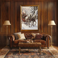 Winter Wonderland Sleigh Ride Poster