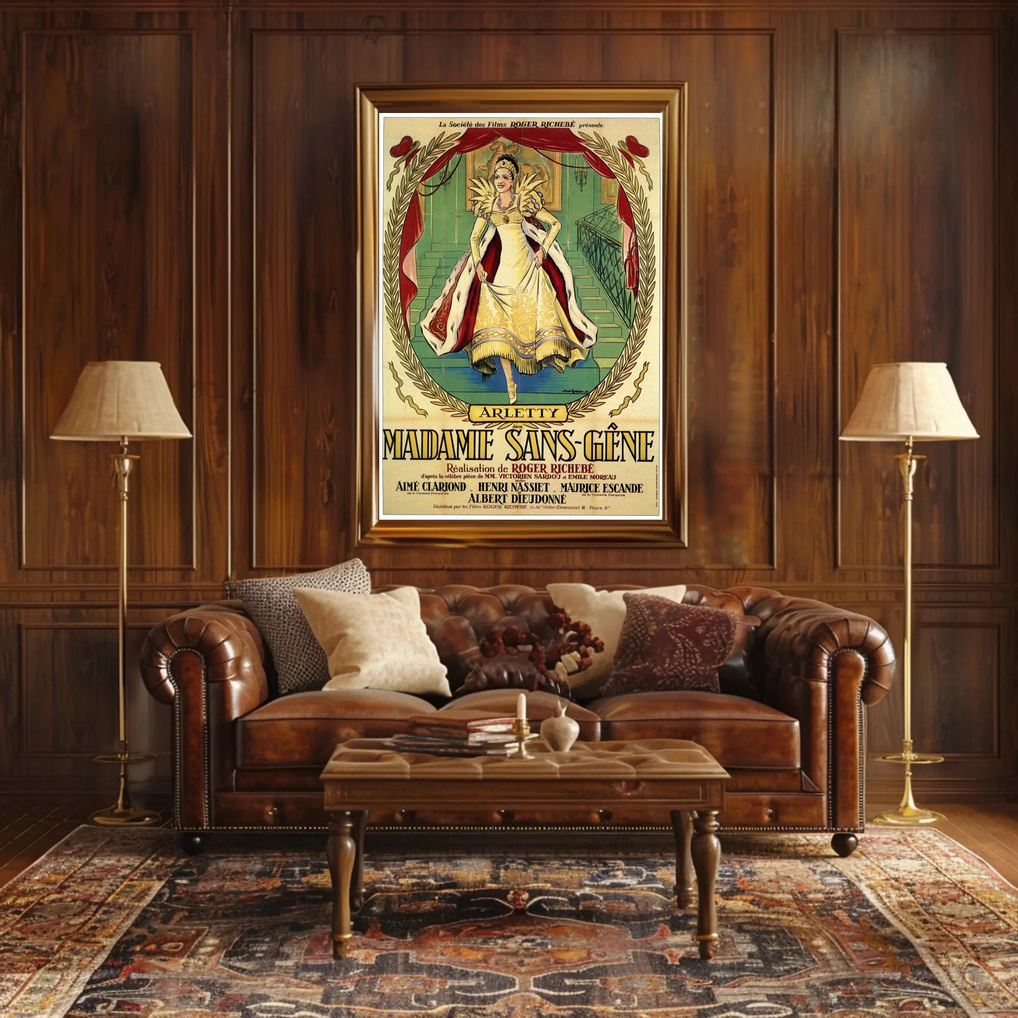 Madame Sans-Gêne Historical Theatre Art Poster