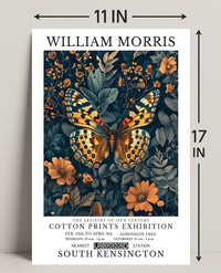 William Morris Exhibition Cotton Prints Cultural or Heritage Poster