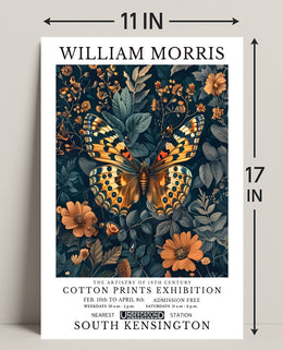 William Morris Exhibition Cotton Prints Cultural or Heritage Poster