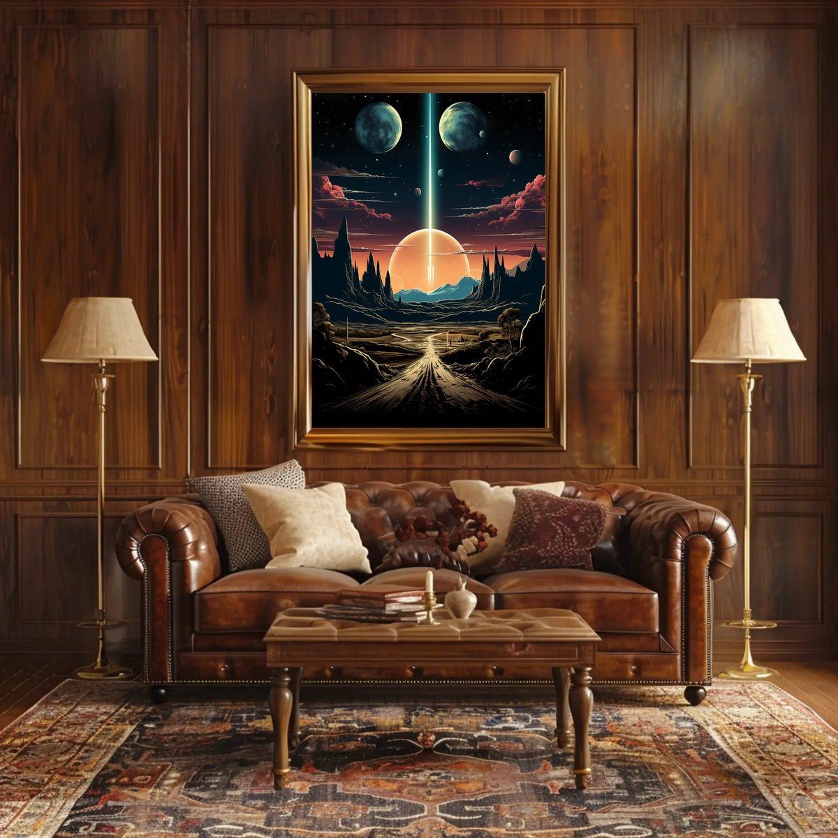 Cosmic Landscape Poster