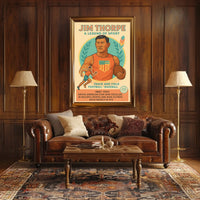 Jim Thorpe Iconic Sports Legend Jim Thorpe Poster