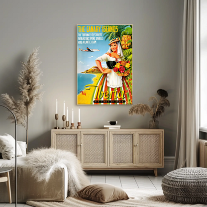 Canary Islands Travel Poster