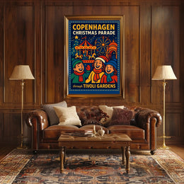 Copenhagen Christmas Parade Poster