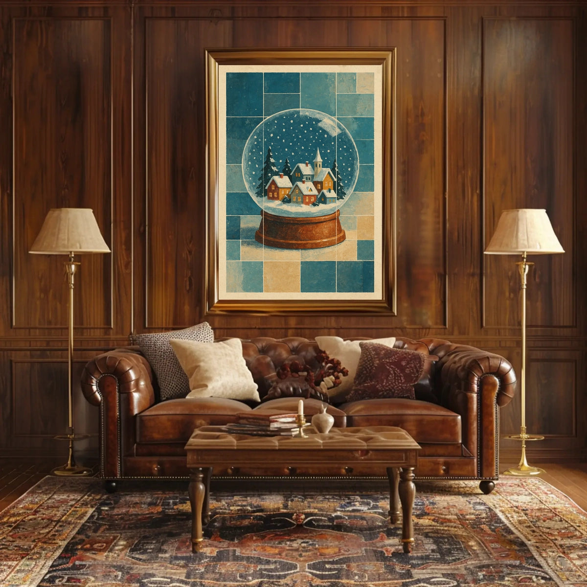 Winter Wonderland In A Snow Globe Poster