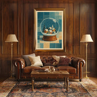 Winter Wonderland In A Snow Globe Poster