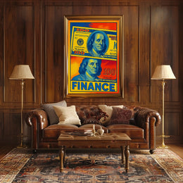 Finance and Currency Art Poster